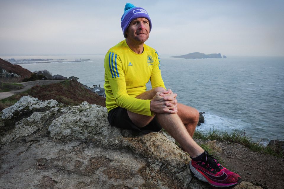 Ger Copeland: 'I’m dying. This is over. I’m an athlete: I know my body. Look after my kids. Look after you.' Photo: Gerry Mooney